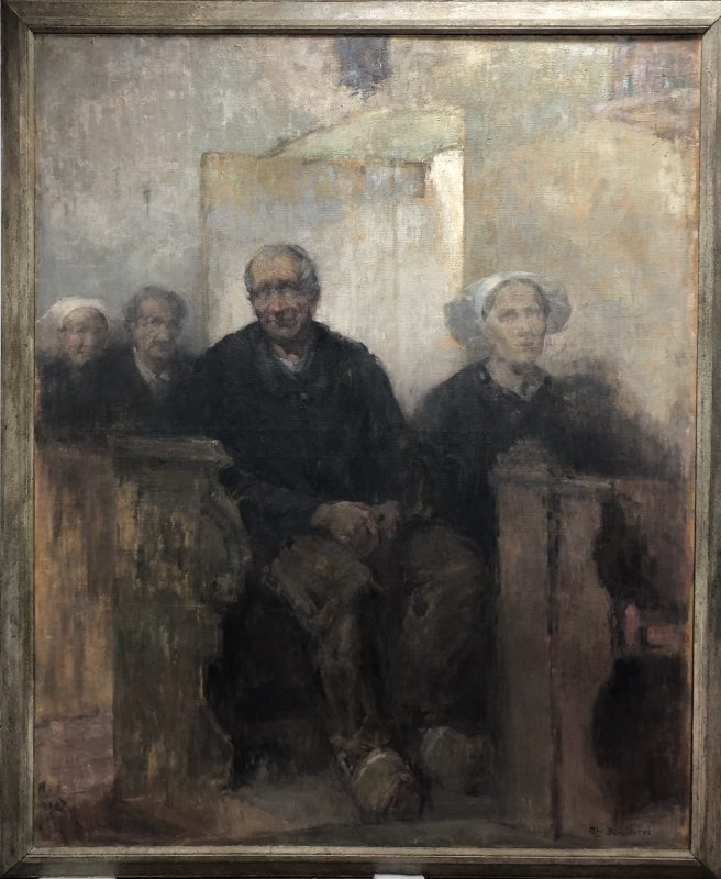 Pendant le sermon – Théodore Boulard